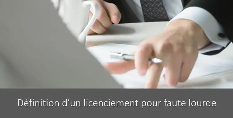 definition-licenciement-faute-grave