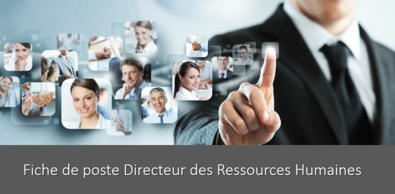 Fiche De Poste Drh Directeur Des Ressources Humaines A Telecharger