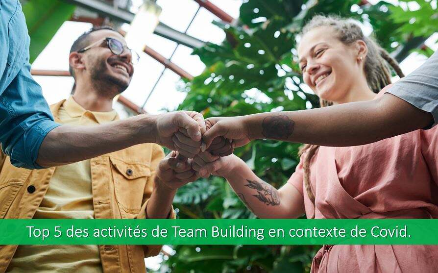 Top 5 des activités de team building en contexte de Covid.