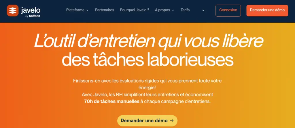 logiciels RH de gestion des compétences javelo