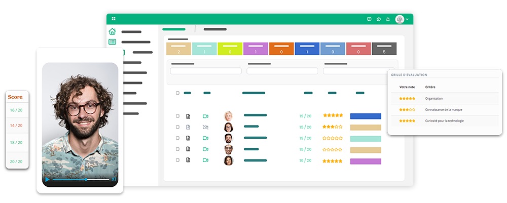 image du logiciel ATS de recrutement de Kelio