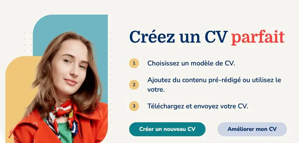 image du logiciel de CV mon CV parfait