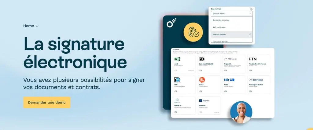 image du logiciel de signature électronique oneflow