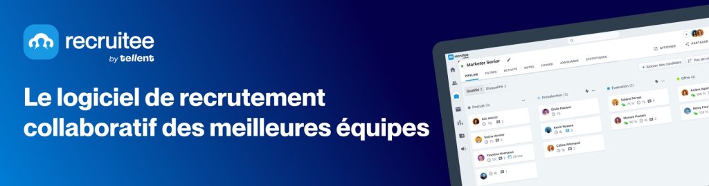 image du logiciel de recrutement Recruitee Tellent