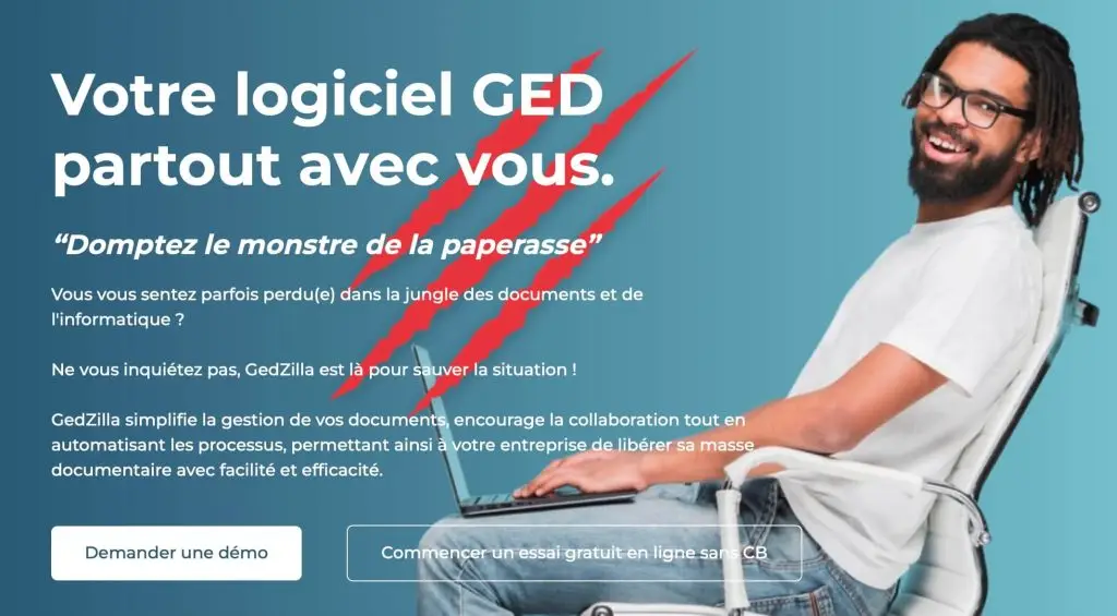 image du logiciel de GED Gedzilla