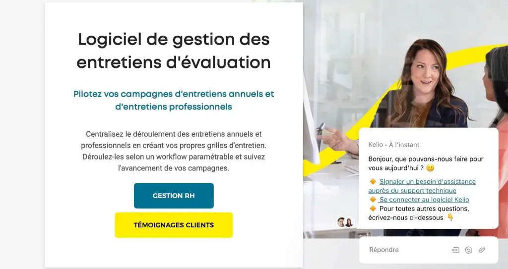 logiciel d'entretiens professionnels de Kelio