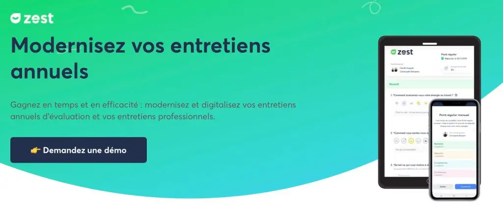 image du logiciel d'entretien professionnel Zest