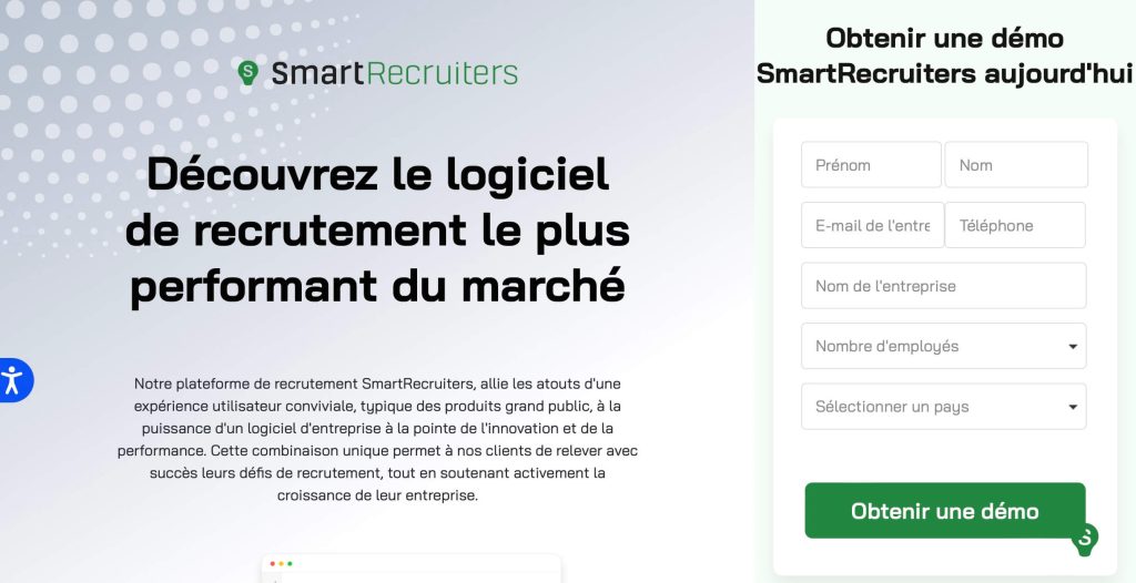 image du logiciel de recrutement Smart recruiters