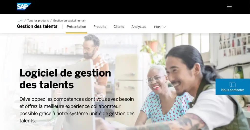 logiciel de gestion des talents SAP Success Factors