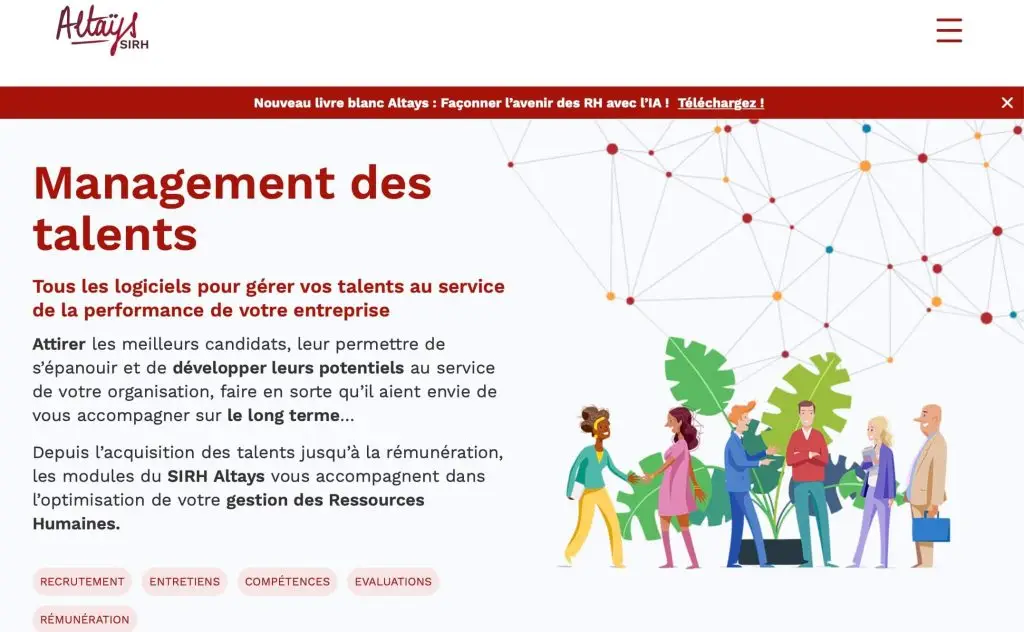 logiciel de gestion des talents Altays