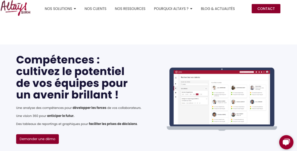 image du logiciel Altays logiciel de gestion des competences