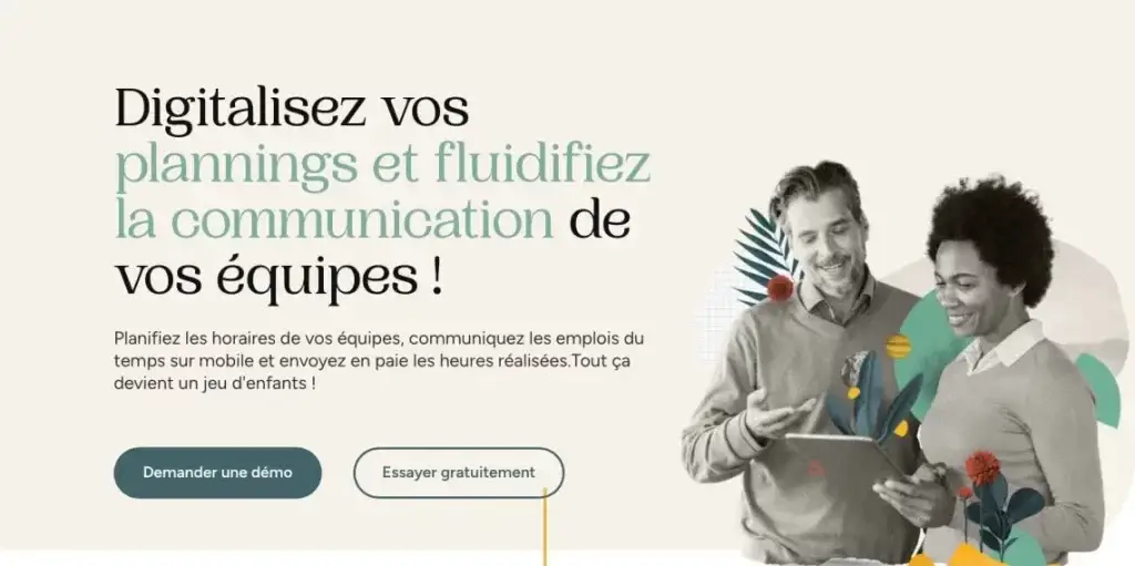 image du logiciel de planning du personnel gratuit eurecia