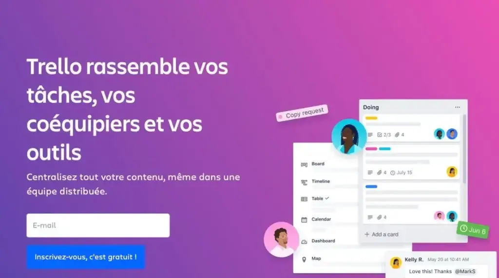 image du logiciel de planning du personnel gratuit trello