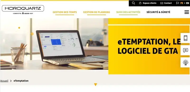 image logiciel gestion du temps eTemptation