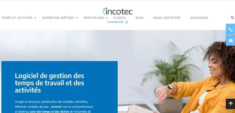 image logiciel gestion du temps incotec