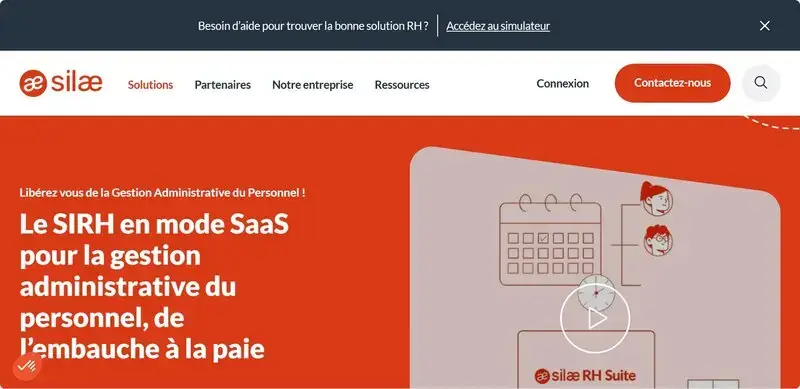 logiciel gestion du temps silae HR