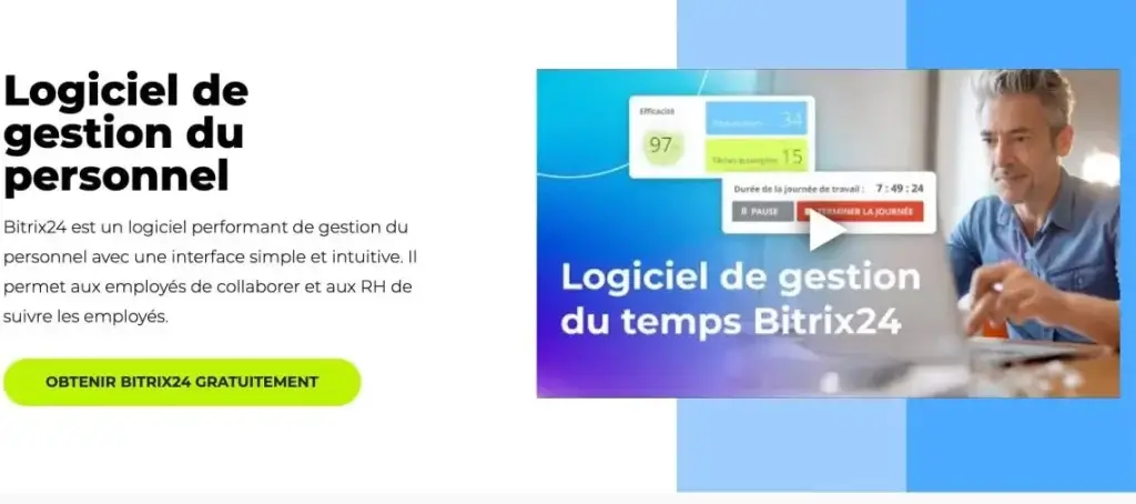 image du logiciel de gestion RH Bitrix 24