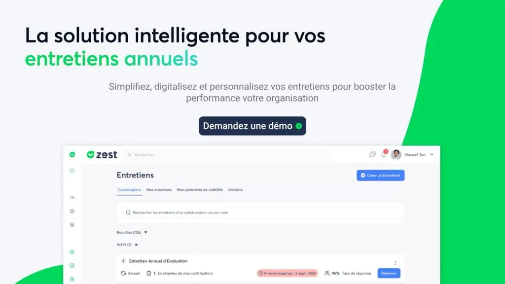 image du logiciel d'entretien annuel zest