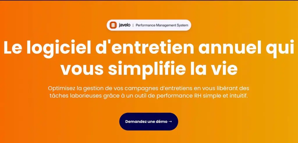 entretien annuel logiciel javelo