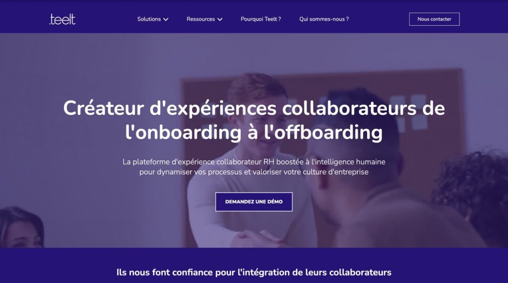 image du logiciel d'onboarding teelt