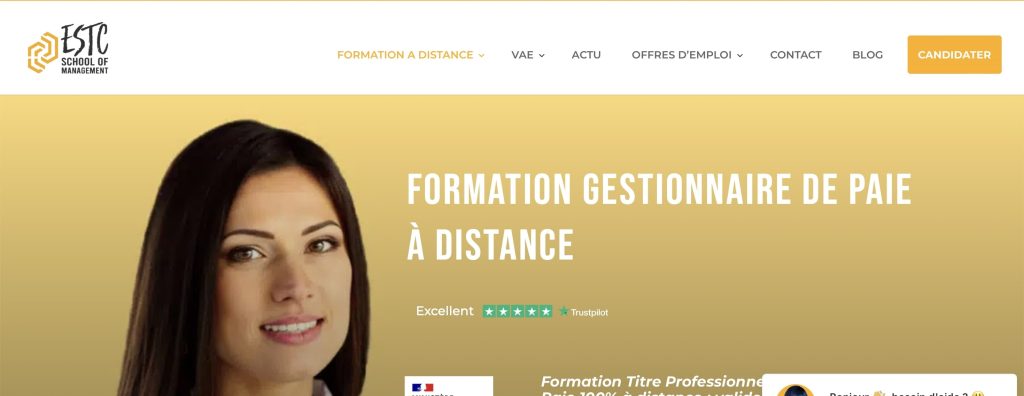 image de la formation gestionnaire de paie à distance de l'est