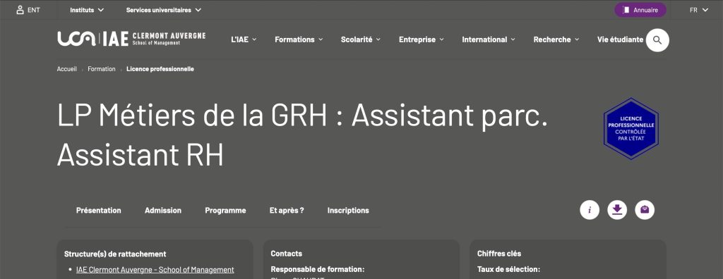 image de la formation rh de l'IAE de Clermont Auvergne