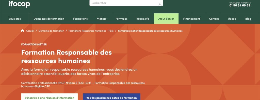 image de la formation rh de l'IFOCOP