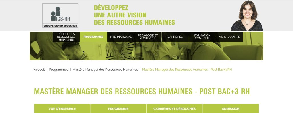 image de la formation rh d'IGS