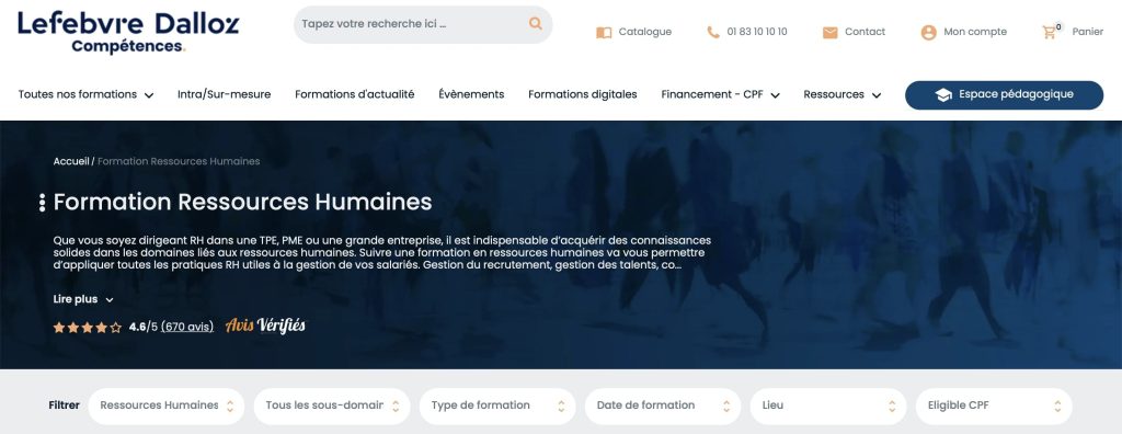 image de la formation rh lefebvre dalloz
