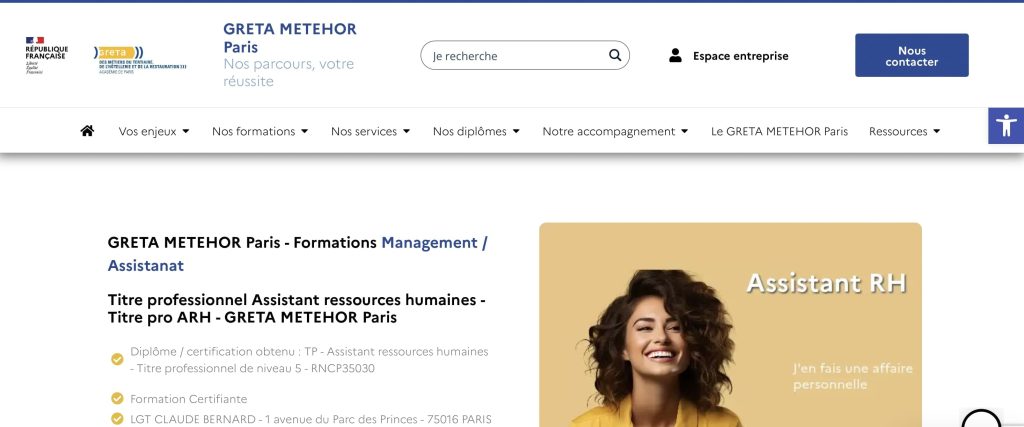 image de la formation rh en reconversion du greta