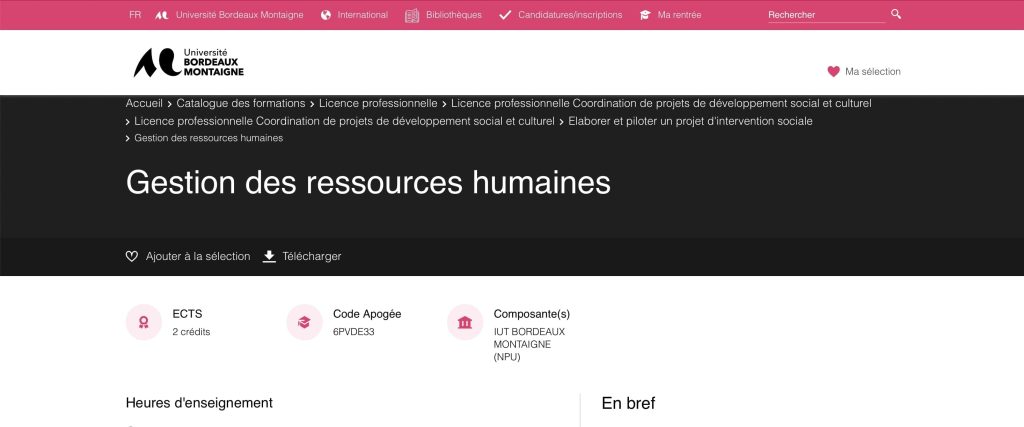 image de la licence RH de l'université de Bordeaux