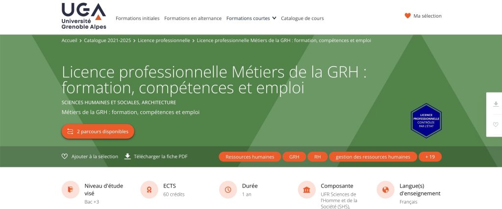 image de la licence RH en alternance de l'unversité de Grenoble