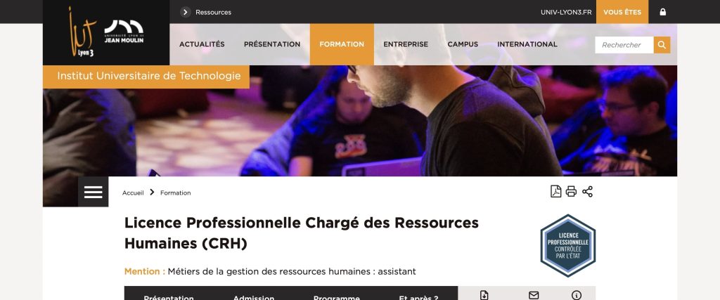 image de la licence rh en alternance de Lyon