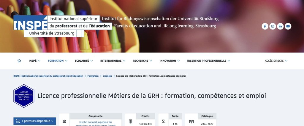 image de la licence RH de l'université de Strasbourg