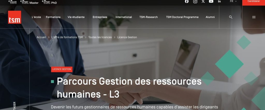 image de la licence RH en alternance de TMS