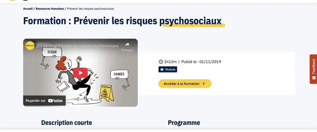 image de la formation RPS de BPI