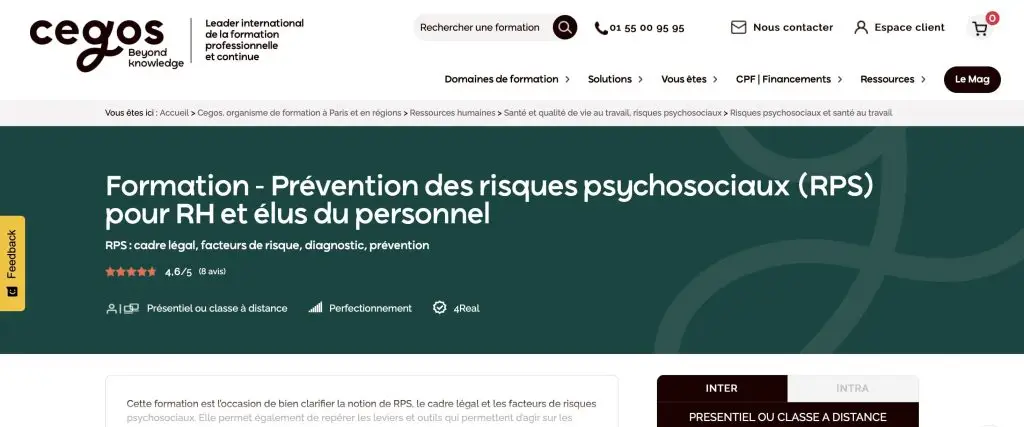 image de la formation RPS de Cegos