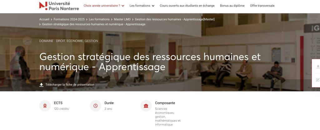 formation pour devenir juriste nanterre