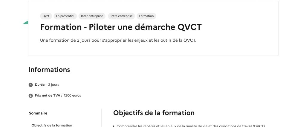 image de la formation QVT de l'ANACT