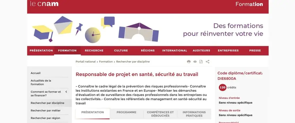 image de la formation QVT de cnam