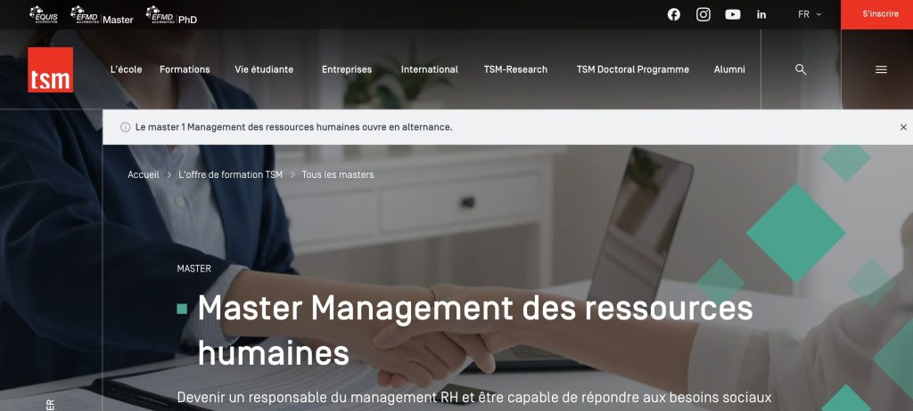 Formation pour devenir DRH de TMS