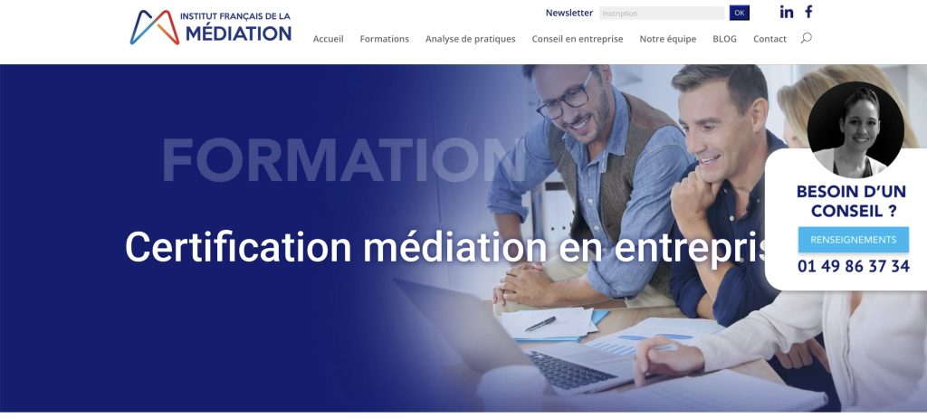 formation en gestion des conflits de l'institut francais de la médiation