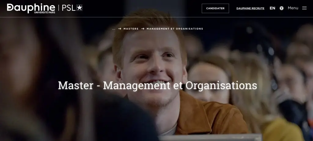 formation management Paris Dauphine