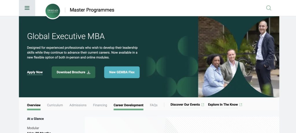 formation en management à l'INSEAD