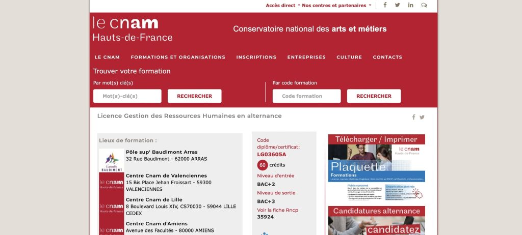 image de la licence RH à distance CNAM Hauts-de-France