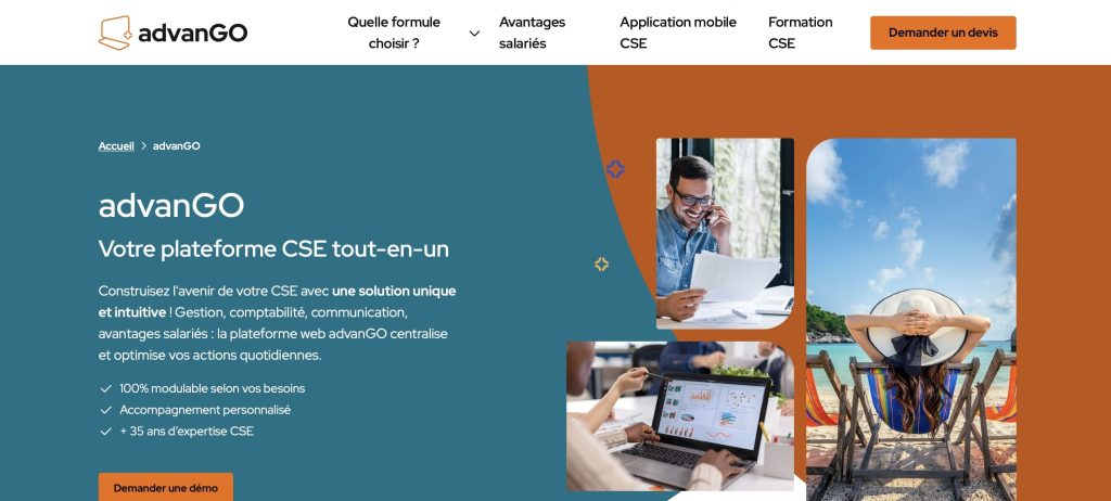 logiciel de gestion du CSE Advango