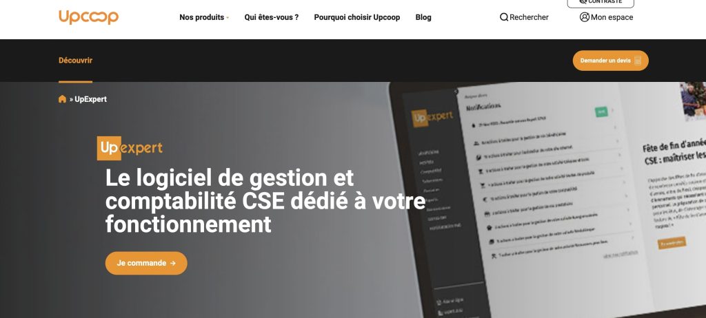 logiciel de gestion du CSE Upccoop