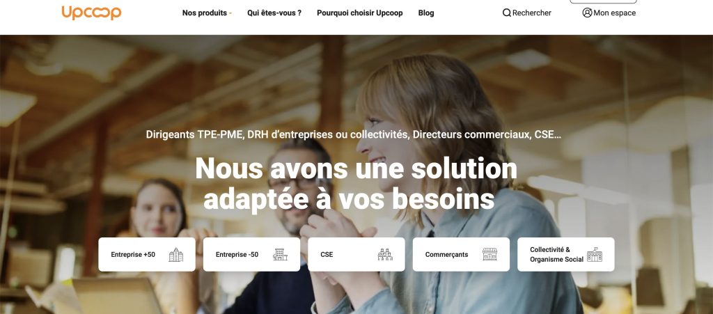 plateforme avantages salariés groupe up