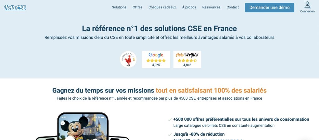 plateforme avantages salariés hello cse