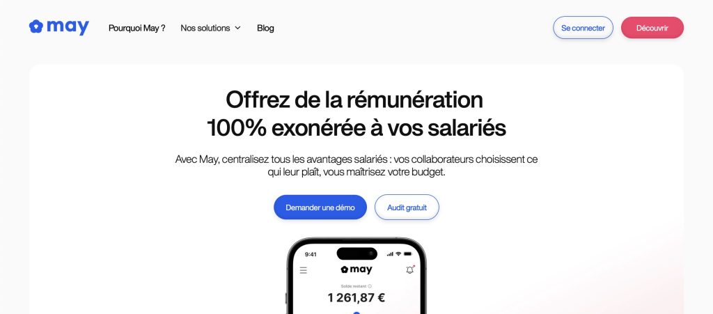 plateforme avantages salariés de May
